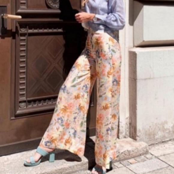 Zara floral pant - Picture 10 of 12